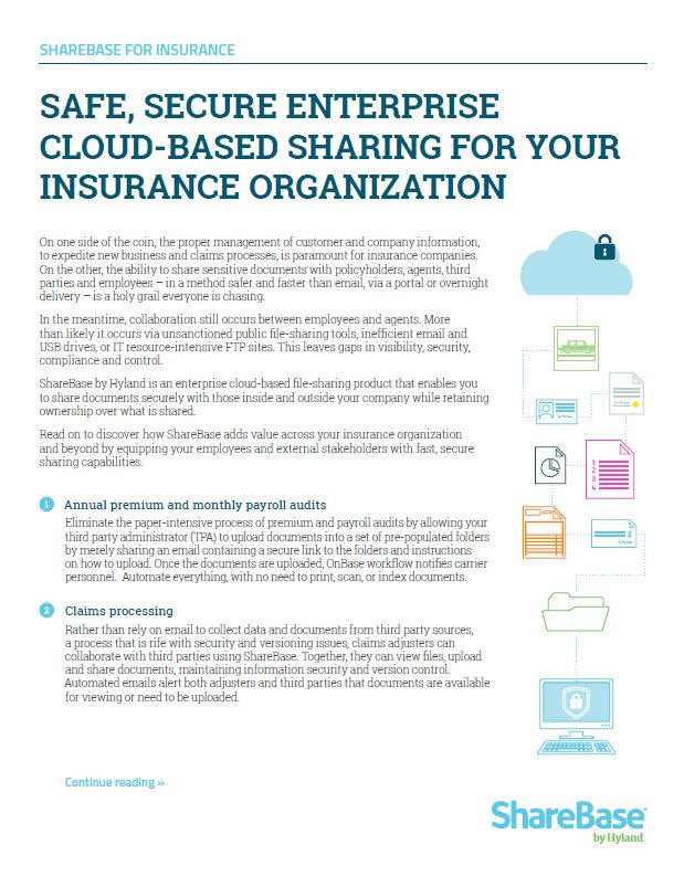 Solutions ShareBase For Insurance Kyocera Software Document Management Thumb, General Copiers, Kyocera, Kip, Konica, HP, NY, NJ, New York, New Jersey